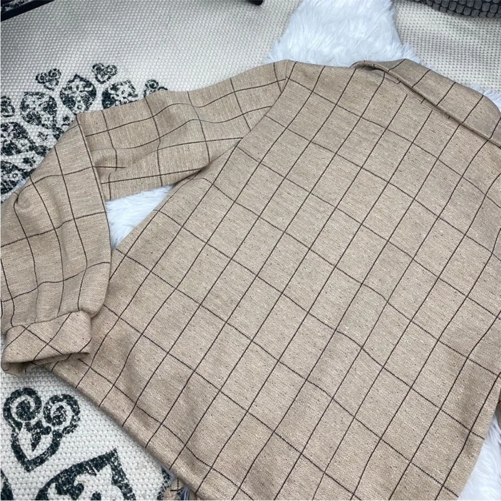 Vintage custom crop top blouse Size 8